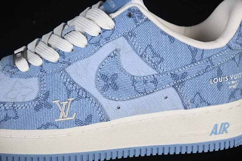 All categories Nk Air Force 1 Air Force series Nk Air Force 1 Low Air Force low-top Nike Air Force 1'07 Low LV joint light blue Air Force 1 low-top casual sneakers YF9511-823